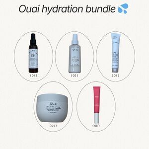 Olaplex No.8 Bond Intense Moisture Mask and Ouai hair mask bundle